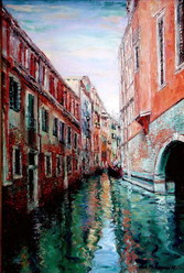 The artist Marina Podgaevskaya: picture Venice - canvas, oil